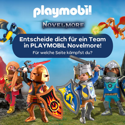 PLAYMOBIL | Novelmore | Fantomă de castel și cavaler | Jucărie pentru copii de la 4 ani | 71797