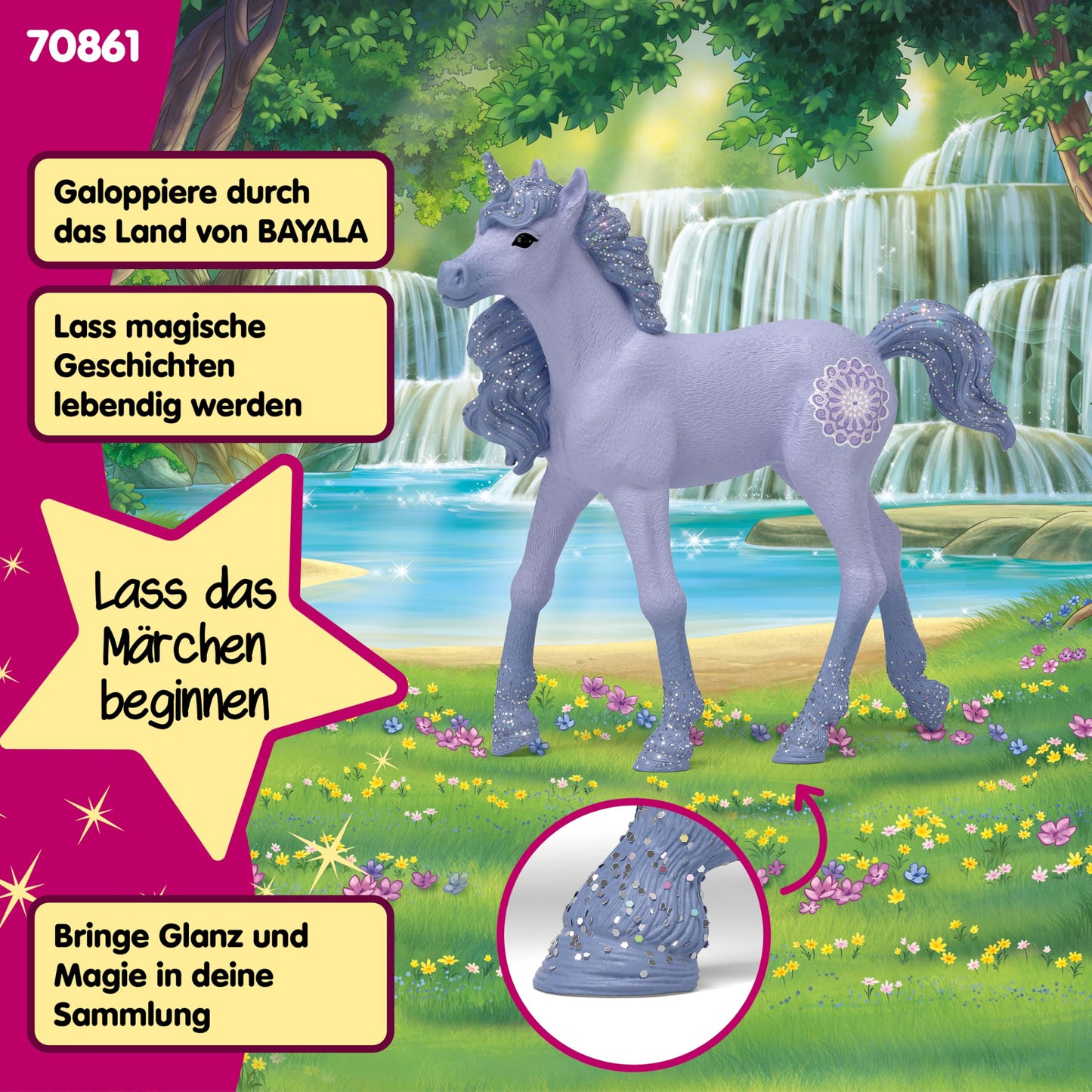 Schleich BAYALA Set de joacă Figurina Mânz Unicorn Iris 5+ ani