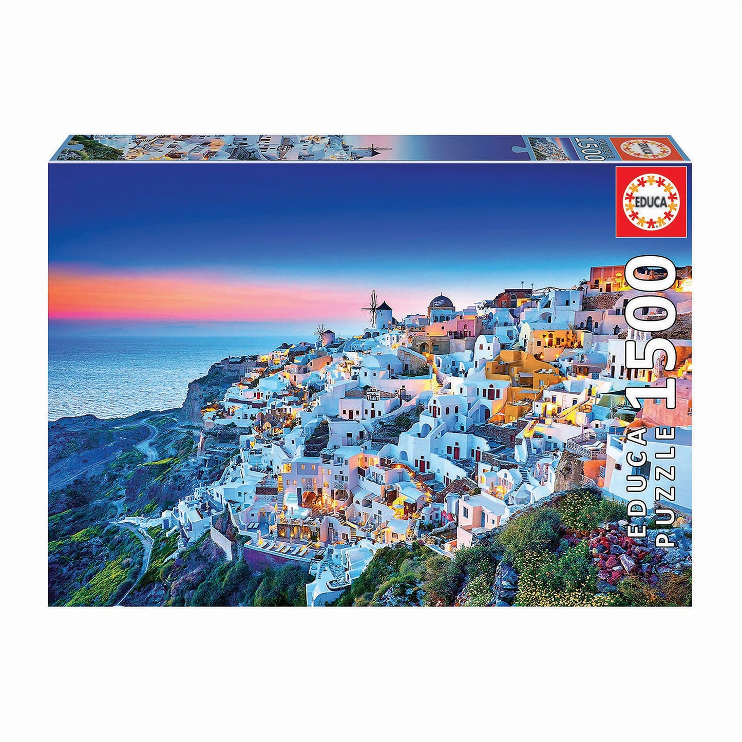 Educa 19040 Puzzle 1500 piese pentru adulți și copii de la 14 ani Santorini