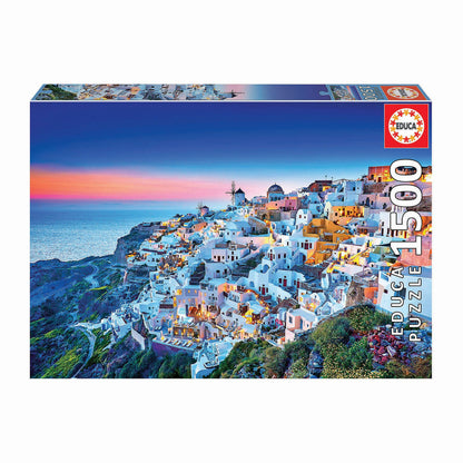 Educa 19040 Puzzle 1500 piese pentru adulți și copii de la 14 ani Santorini