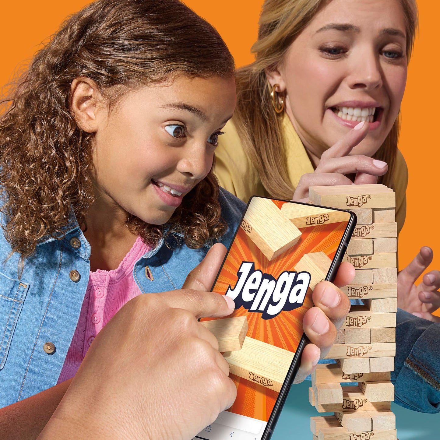 Joc oficial Hasbro Jenga cu zar digital