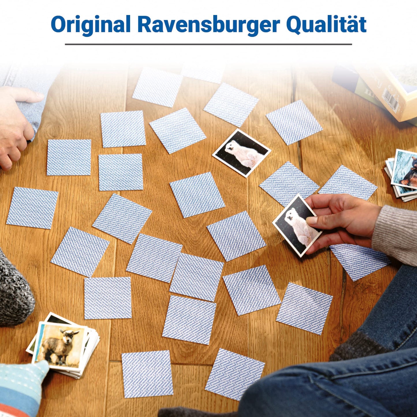 Ravensburger 20880 Junior Memory Joc de memorie 2-8 jucători de la 3 ani