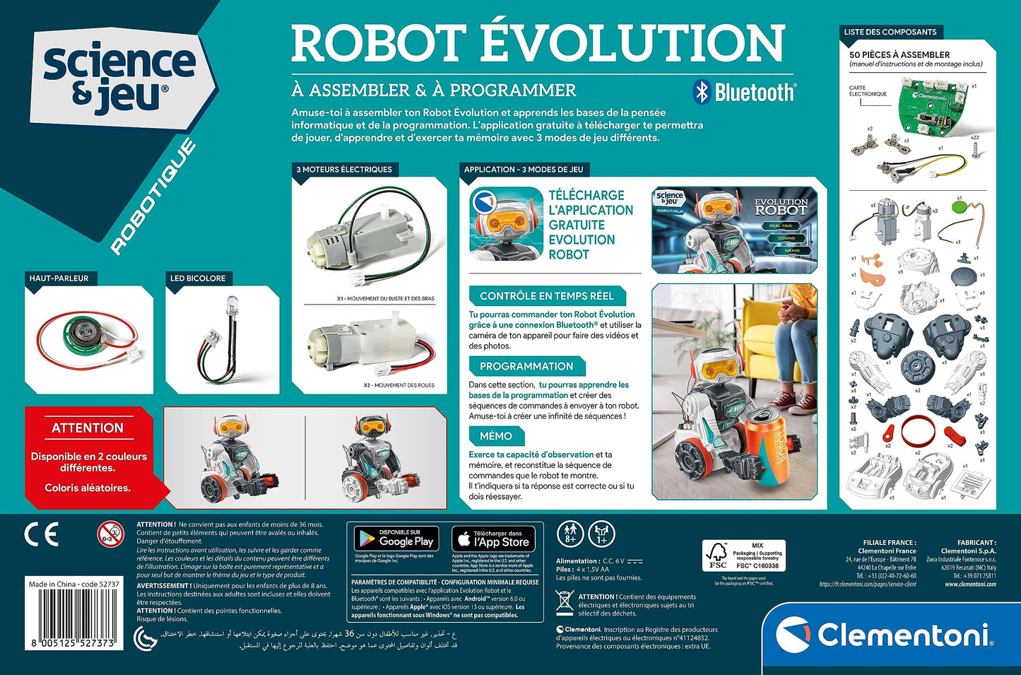 Clementoni - Robot Evolution 2.0, 52737