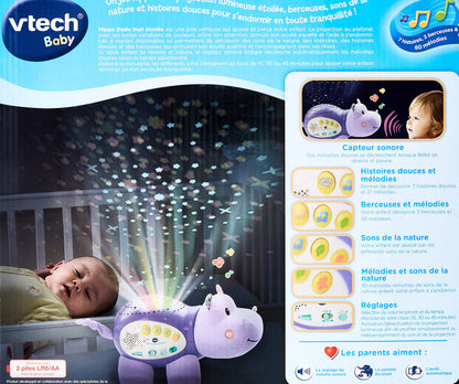 Vtech - 180905 - Jucărie Muzicală - Hippo Dodo Noapte Înstelată