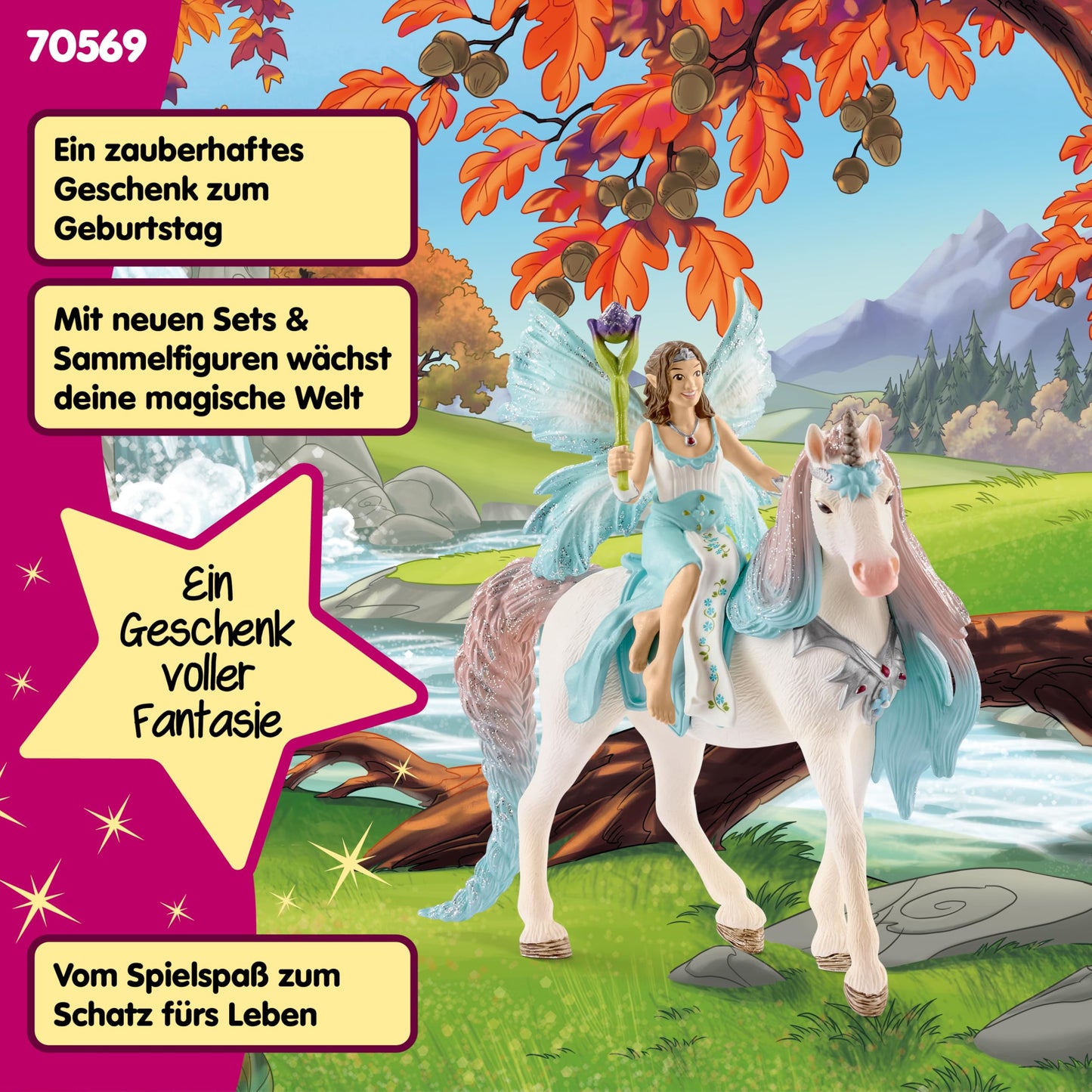 Schleich BAYALA 70569 Eyela cu Unicorn, 5+ ani