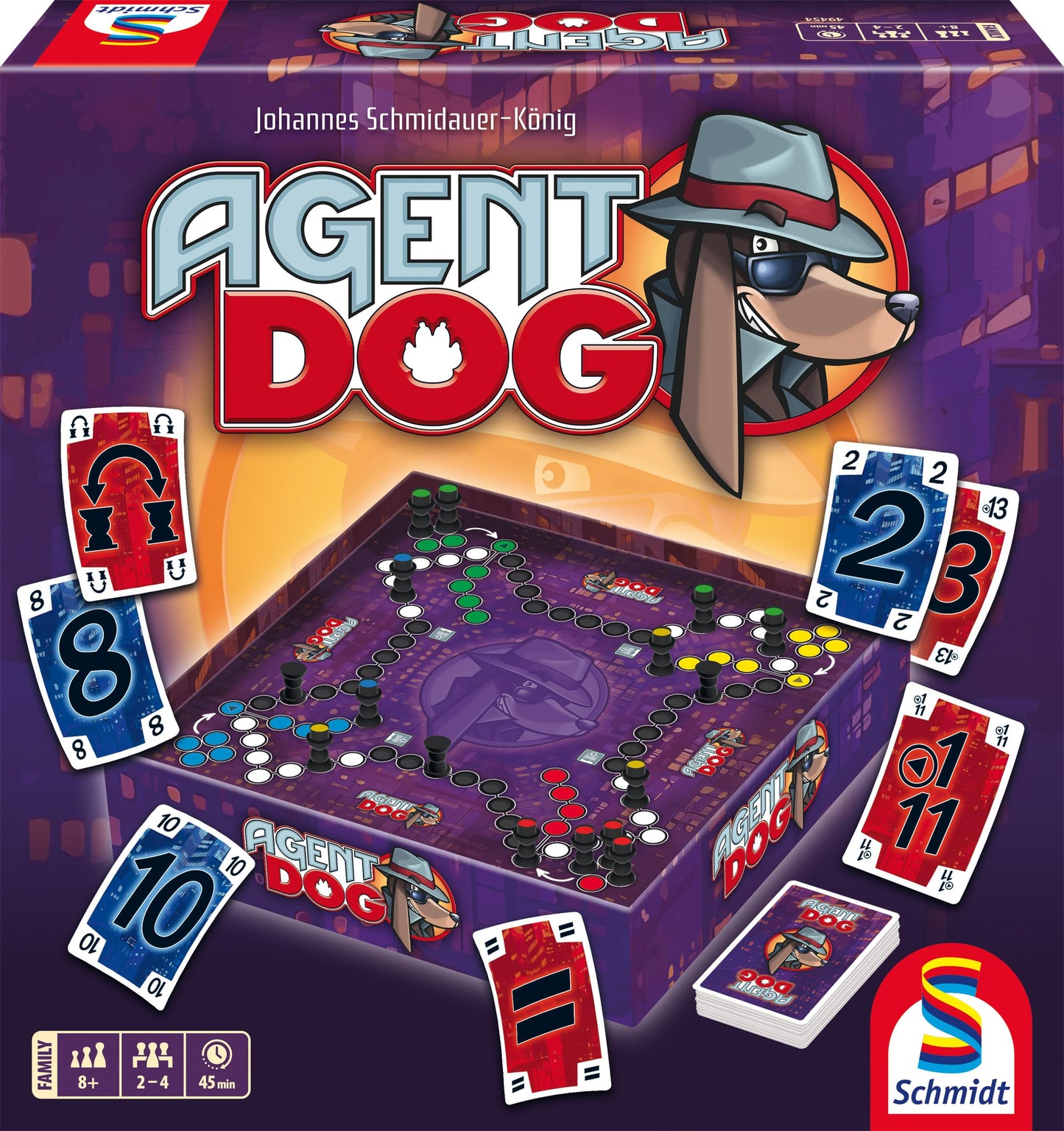 Schmidt 49454 Agent Dog Joc de societate, 8+ ani