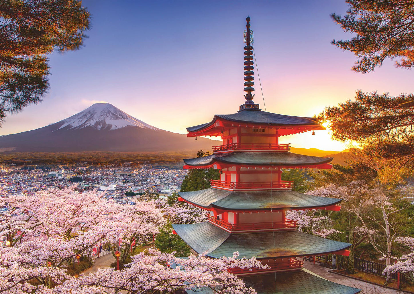Ravensburger puzzle 1000 piese templu Japonez