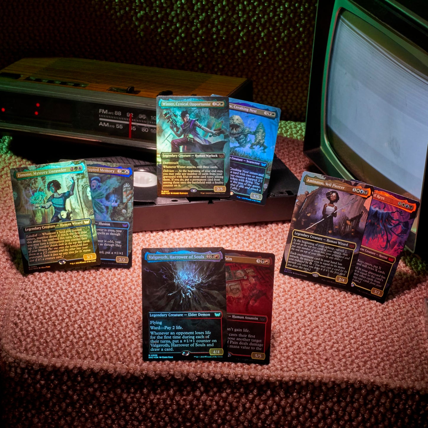 Magic: The Gathering Duskmourn Set de cărți Commander cu 4 deck-uri