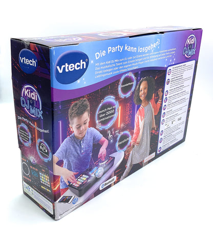 VTech Kidi DJ Mix – Mixer DJ 10 în 1 cu Jog-Wheel și efecte pentru copii 6-12 ani, Negru