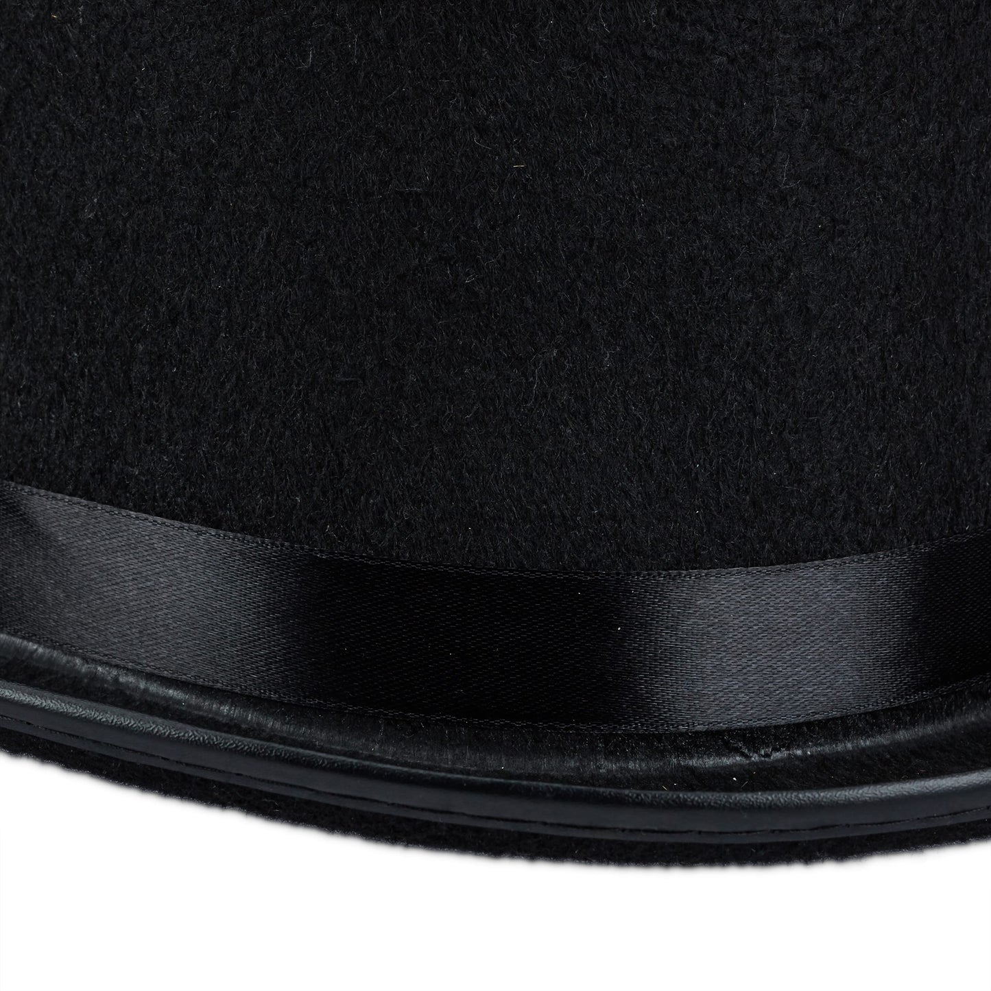 Relaxdays Zylinderhut Pălărie cilindrică neagră pentru carnaval și petrecere costum, mărime unică, max. circumferință cap 59 cm, Gentleman (negru)