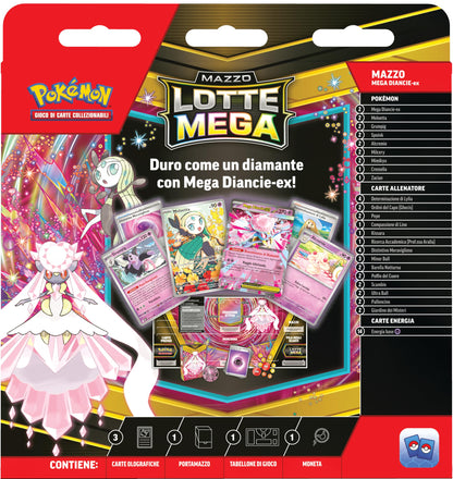 Pokémon Mega Diancie-ex Pachet Bătălie GCC, 60 cărți