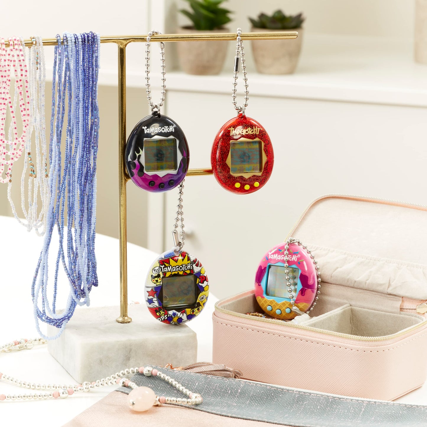 BANDAI - Tamagotchi Original Lightning - Mascotă Virtuală, Albastră (42923NBNP)