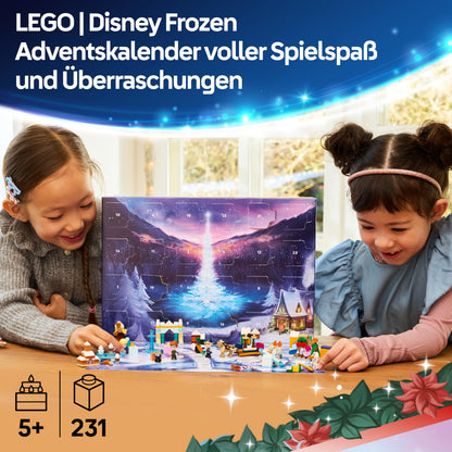 LEGO 43273 Disney Frozen Calendar Advent 2025, 5+ ani