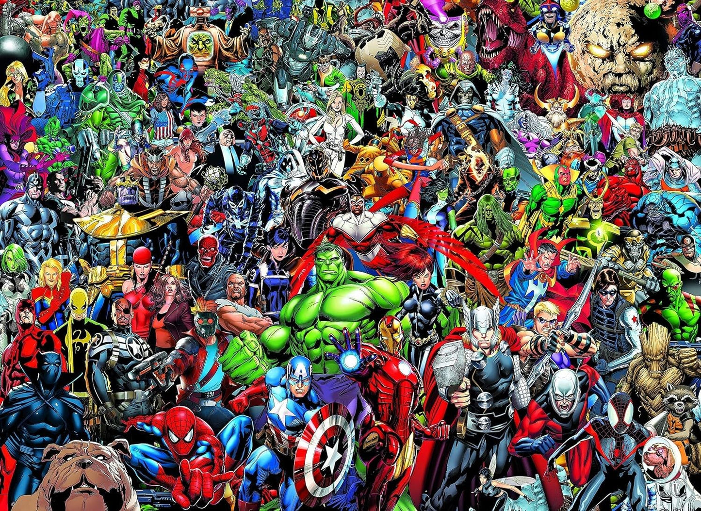 Clementoni 39411 Puzzle Marvel Imposibil, 1000 piese, 14+ ani