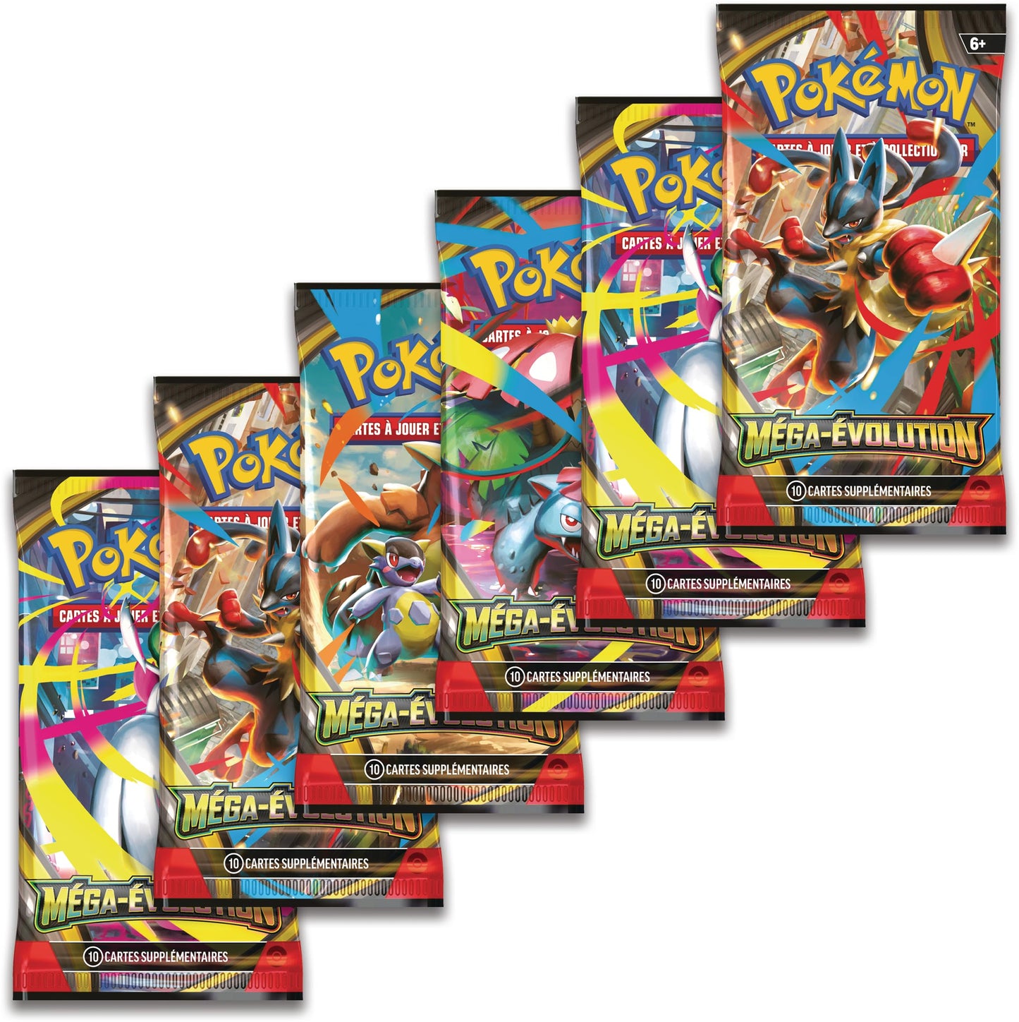 Pokémon: Pokémon TCG Mega-Evolution, Pachet Booster (6 Pachete Booster)
