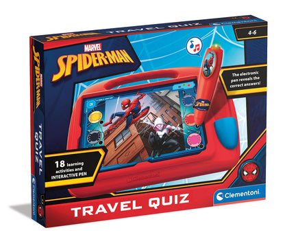 Clementoni 16453 Quiz Calatorii Spiderman, 4+ ani