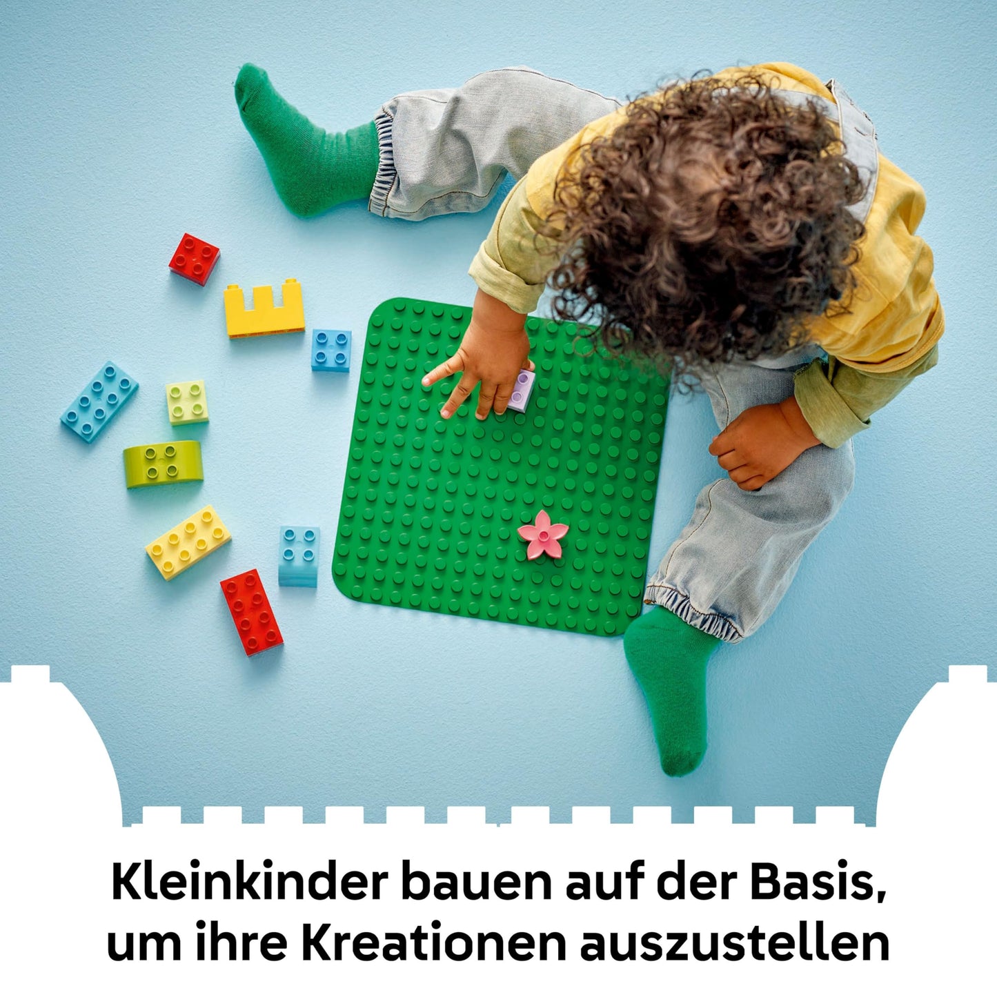 LEGO 10460 DUPLO Placă de construcție verde, 1+ ani