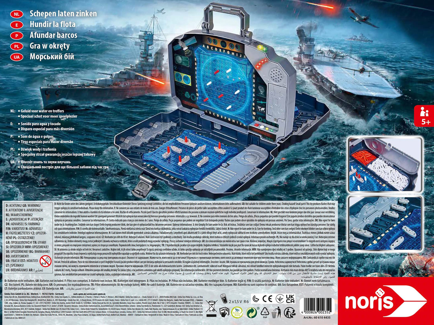 Noris Sea Battle Deluxe Joc bătălie navală