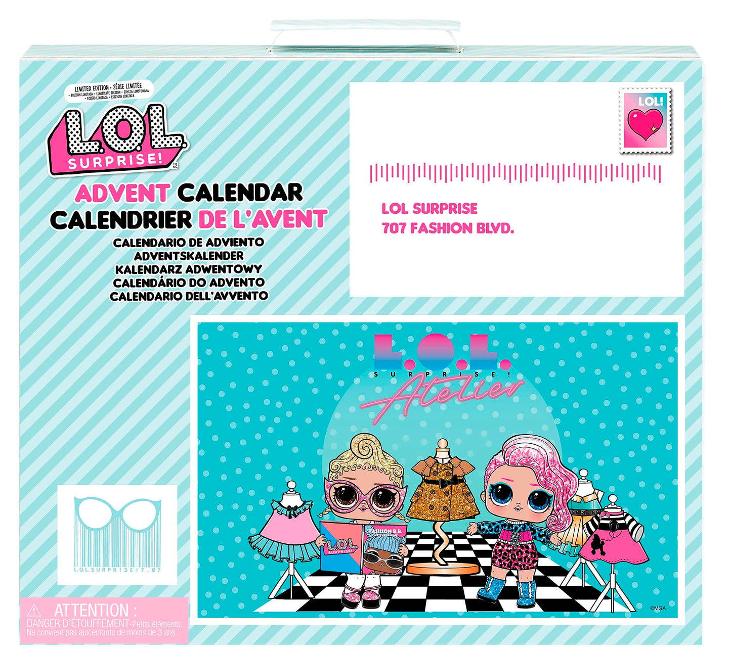 L.O.L. Surprise! Calendar Advent, 25+ surprize, 4+ ani