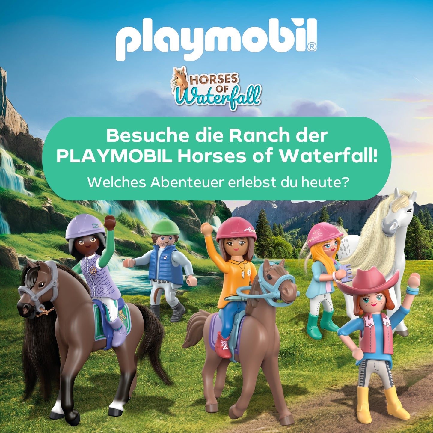 PLAYMOBIL 71493 Scoala mobila echitatie, 4+ ani