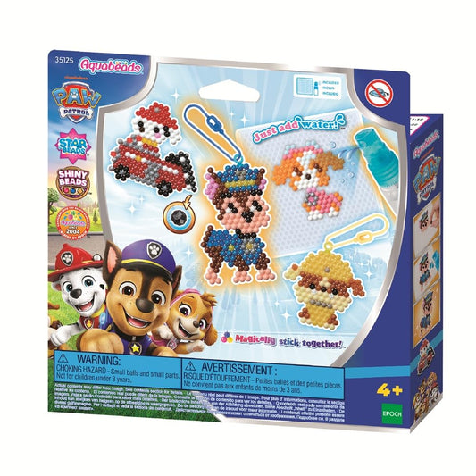 Aquabeads 35125 Set breloc Paw Patrol, 600 perle, 4+ ani