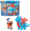 PAW Patrol Rescue Knights Figurine Zuma si Dragon Ruby, 3+ ani