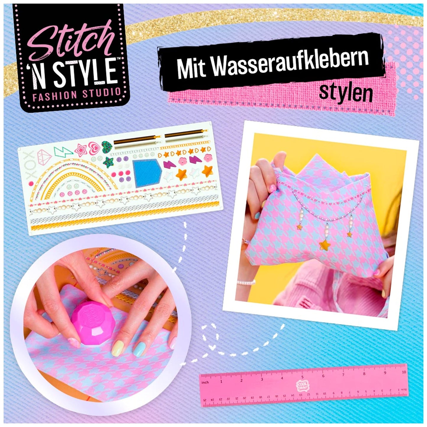 Cool Maker Stitch n Style Mașină de cusut, 6 proiecte, 8+ ani