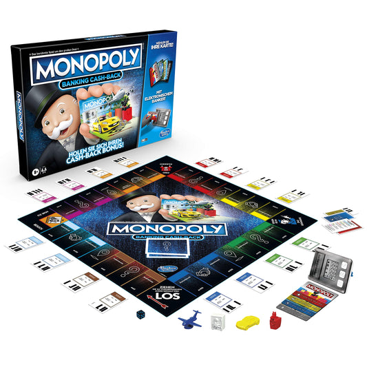 Hasbro Monopoly Banking Cash-Back, joc electronic
