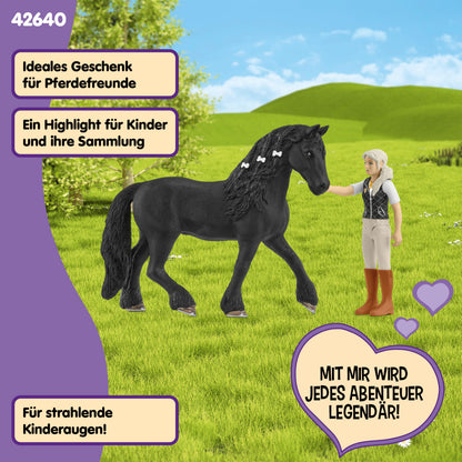 Schleich Horse Club Set de joacă cu cai Tori & Princess figurină mobilă cu cal, șa, ham și pătură pentru șa 5+ ani 8 piese