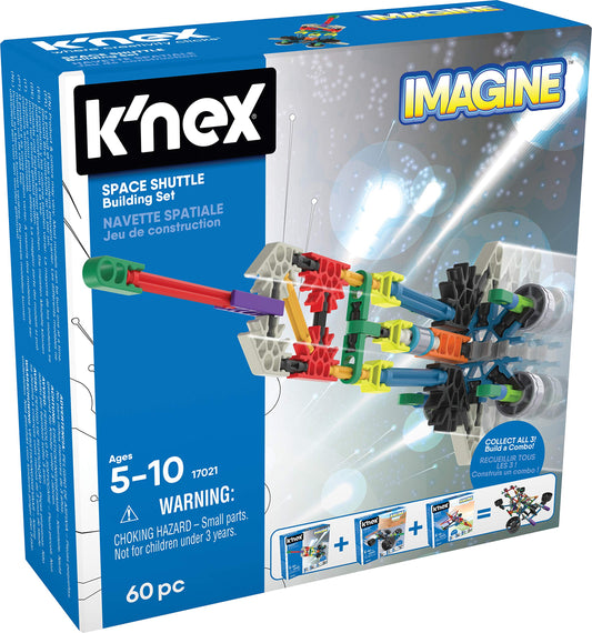 K'Nex Space Shuttle Set construcție, 60 piese, 5+ ani
