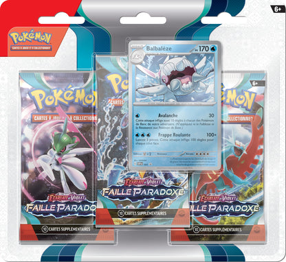 Pokémon TCG Paradoxe Strähnen, 3 Booster Packs