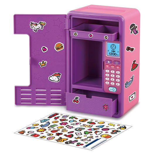 VTech Kidisecrets Traumtresor – Seif cu cod pentru păstrarea secretelor – Jocuri, muzică și autocolante – Pentru copii 6-12 ani, mov