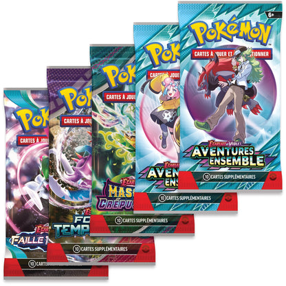 Pokémon TCG Colecție Specială Glurak Ex, 5 Boostere
