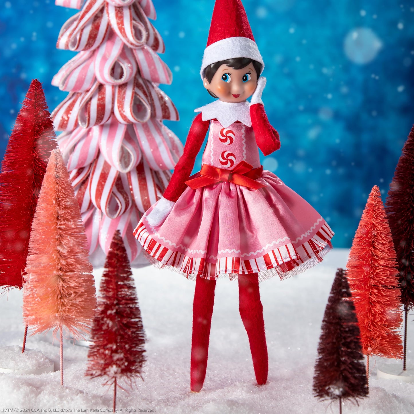 The Elf on the Shelf Ținută elf roz Peppermint
