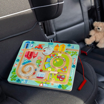 HABA Joc magnetic Labirint urban din lemn, 2+ ani
