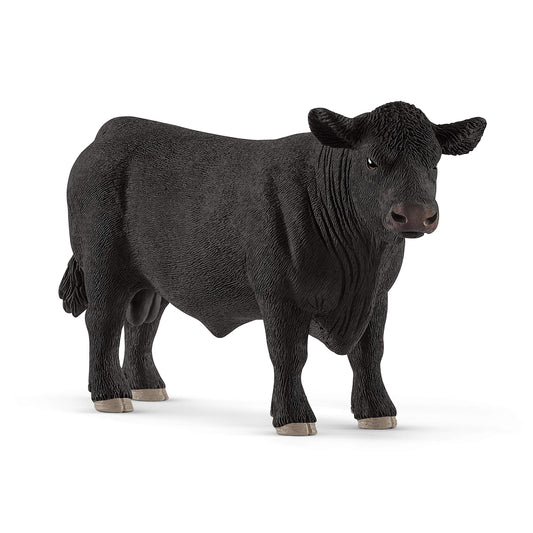 Schleich 13879 Taur Black Angus, pentru copii de la 3 ani, FARM WORLD - Figurina de joc