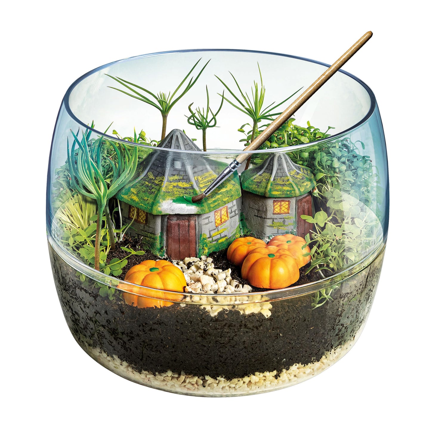 Clementoni Harry Potter Terrarium - Set cu accesorii pentru un mini ecosistem terariu - Jucărie pentru cultivarea plantelor - Kit pentru fanii lui Potter, 7 ani+, 19248