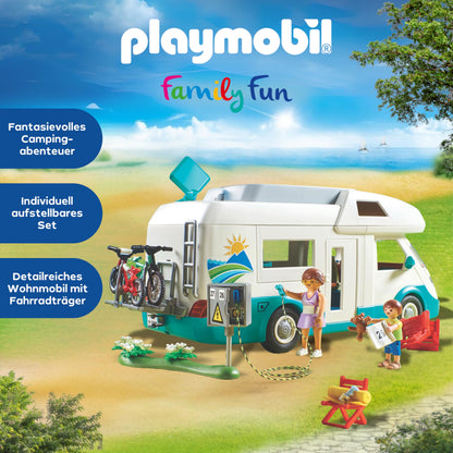 PLAYMOBIL 70088 Camper Familial, 4+ ani