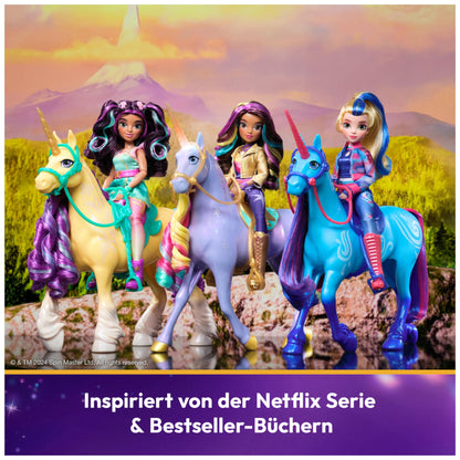 Unicorn Academy - Păpușa Sophia, originală din seria Netflix, 24 cm, cu 6 accesorii pentru jocuri imaginative, pentru copii de la 4 ani.
