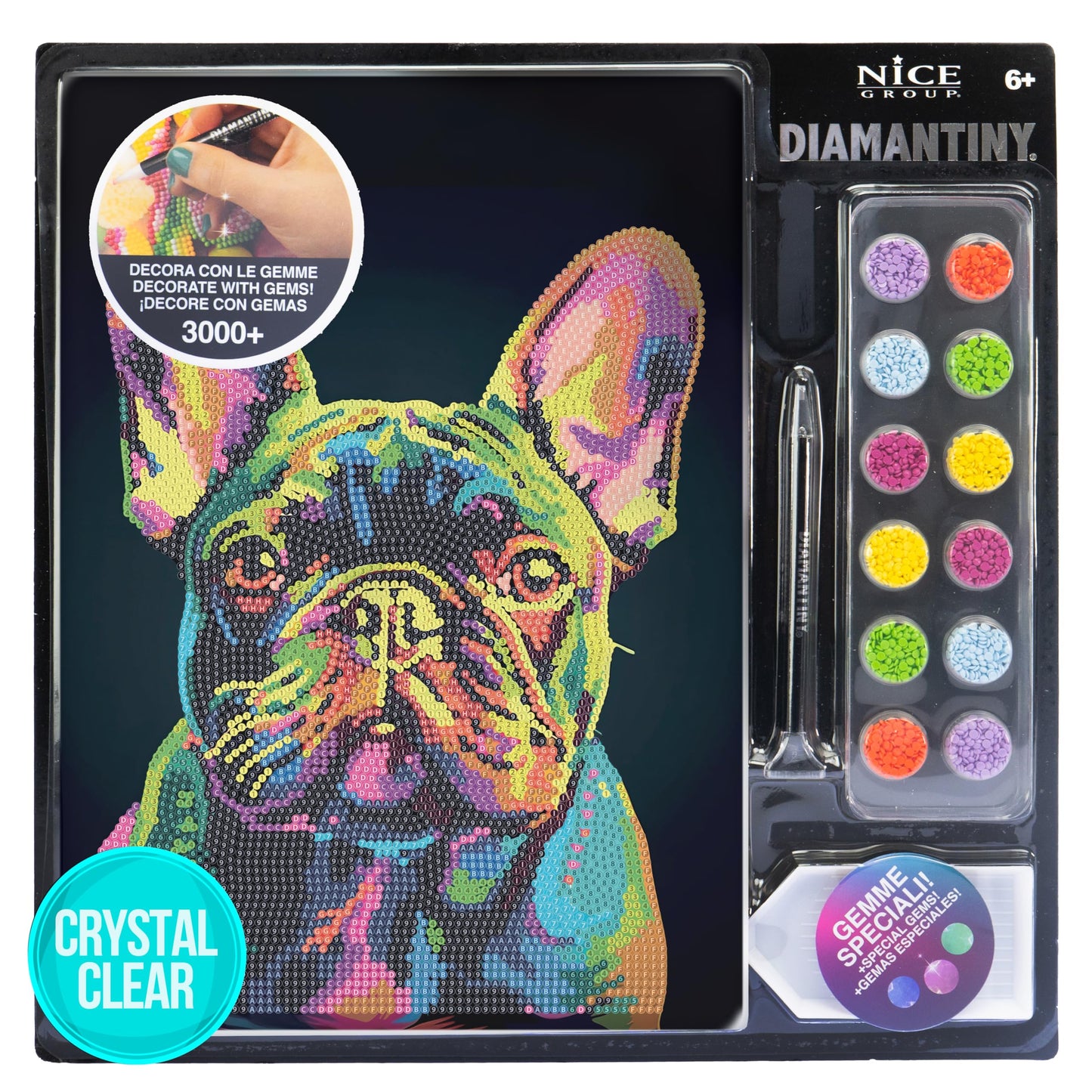 Diamantiny 96023 Mozaic cu cristale DIY Bulldog