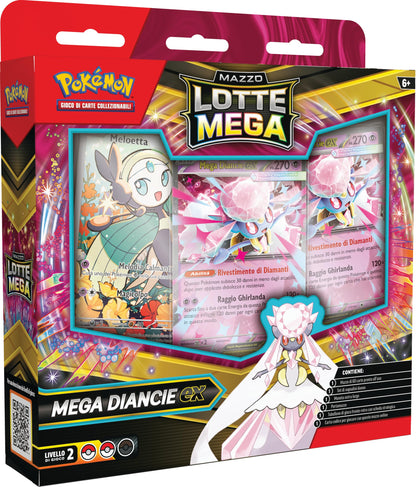 Pokémon Mega Diancie-ex Pachet Bătălie GCC, 60 cărți
