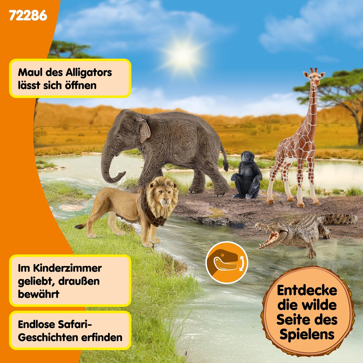 Schleich Wild Life Set de figurină animale sălbatice 5 piese de la 3 ani