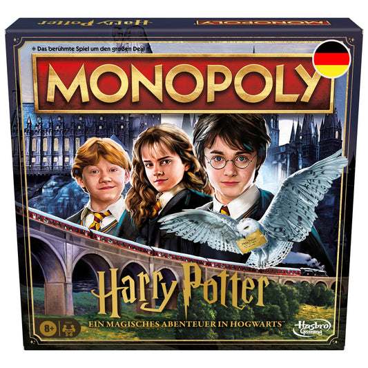 Monopoly Harry Potter Edition Joc de societate tematic Hogwarts 2-6 jucători de la 8 ani (limba germană)