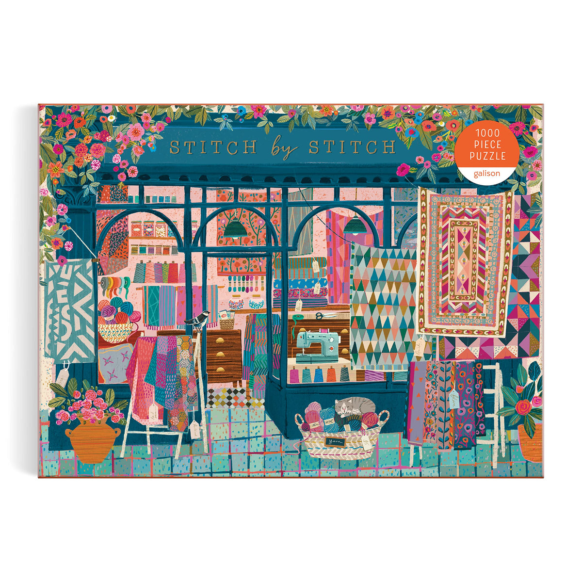 Galison Stitch By Stitch Puzzle 1000 piese