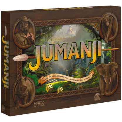 Joc de Masă Jumanji Spin Master 6062309 pentru 2-4 Persoane, Verde, versiune germană