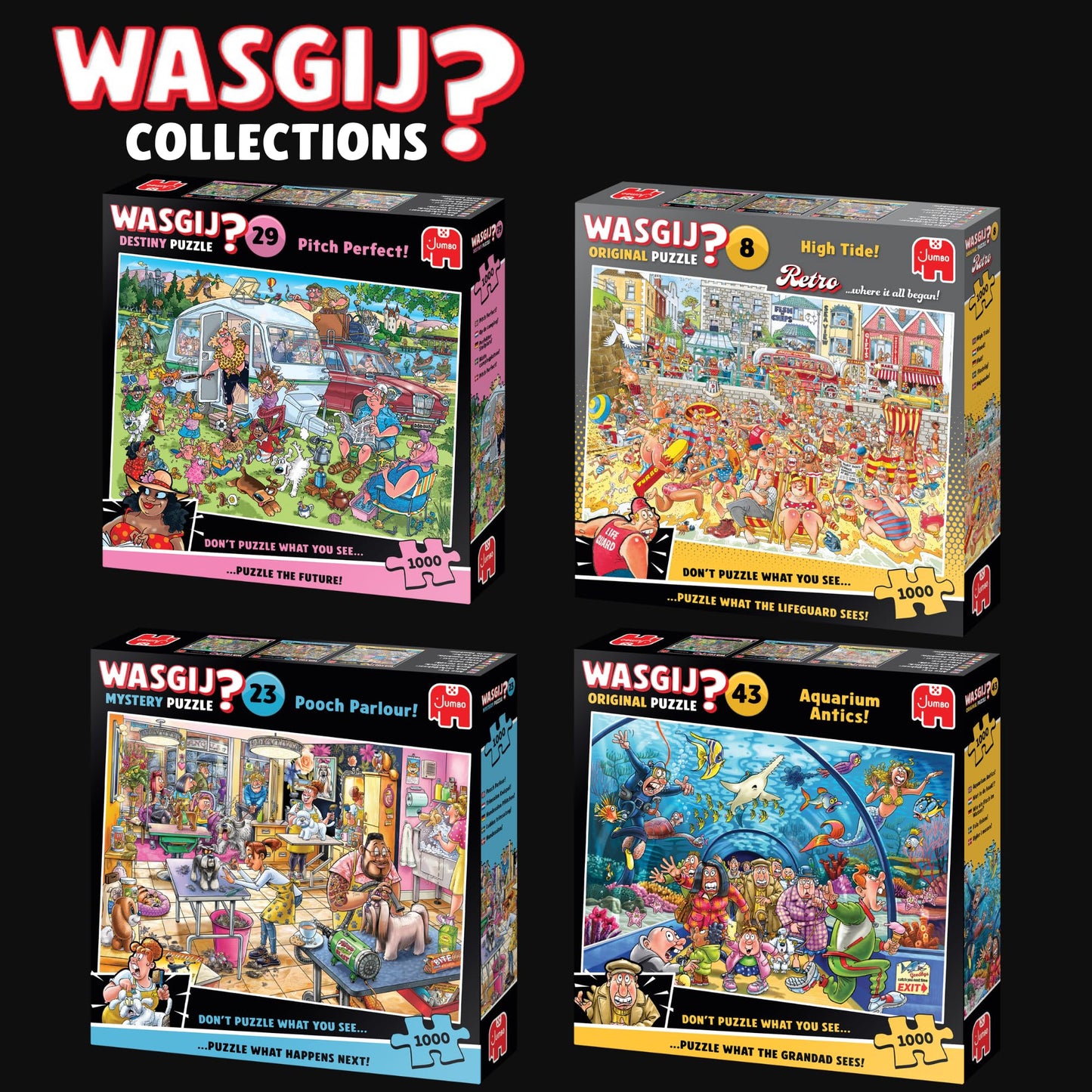 Wasgij Destiny 29 Puzzle La Camping, 1000 piese