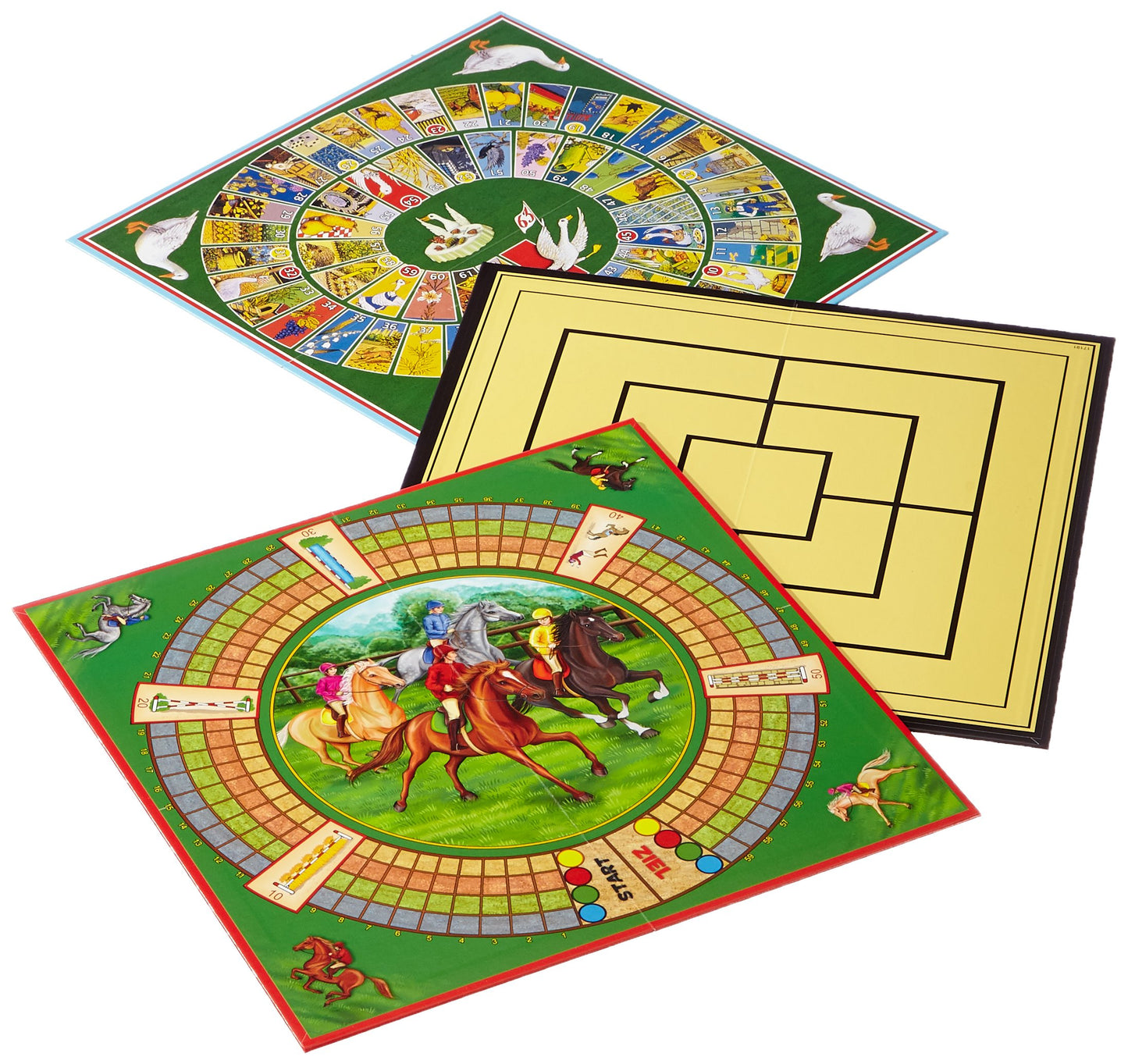 Schmidt Spiele 49147 Set de jocuri cu 100 de variante de joc de la 6 ani