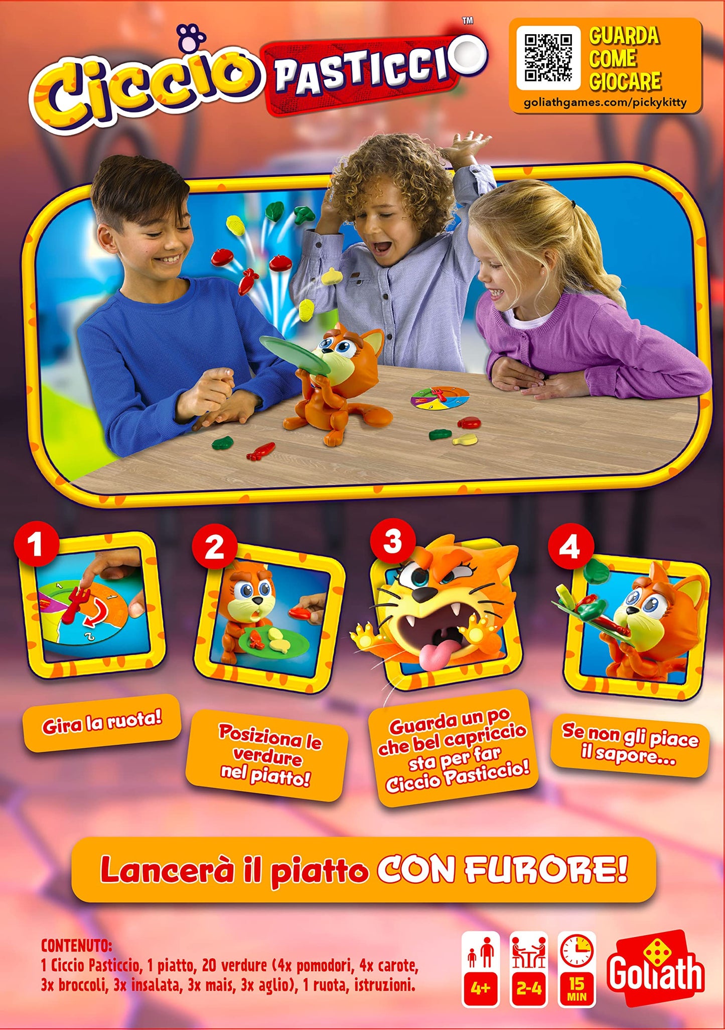 Goliath Ciccio Pasticcio Joc de societate pentru copii 4+ ani (limba italiană)