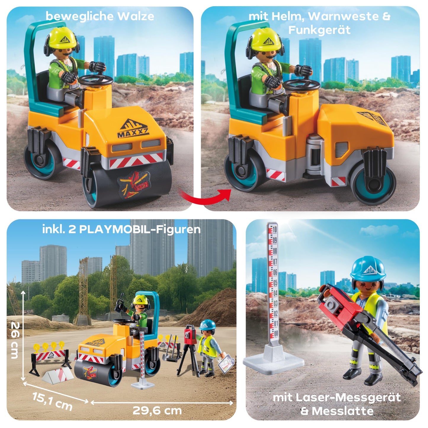 PLAYMOBIL 71751 Santier rutier