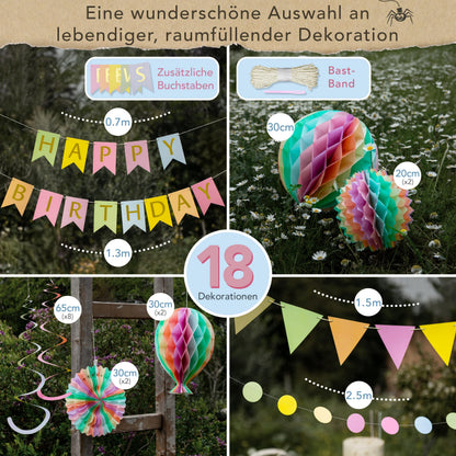 Itsy Bitsy Party Co Decorațiuni petrecere reutilizabile